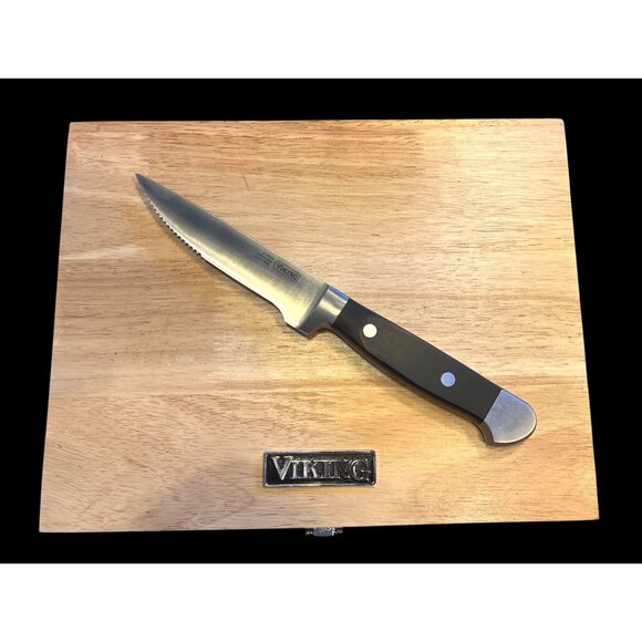 Viking 8 Piece Steak knife Set Germany Stainless - Picture 2 of 5
